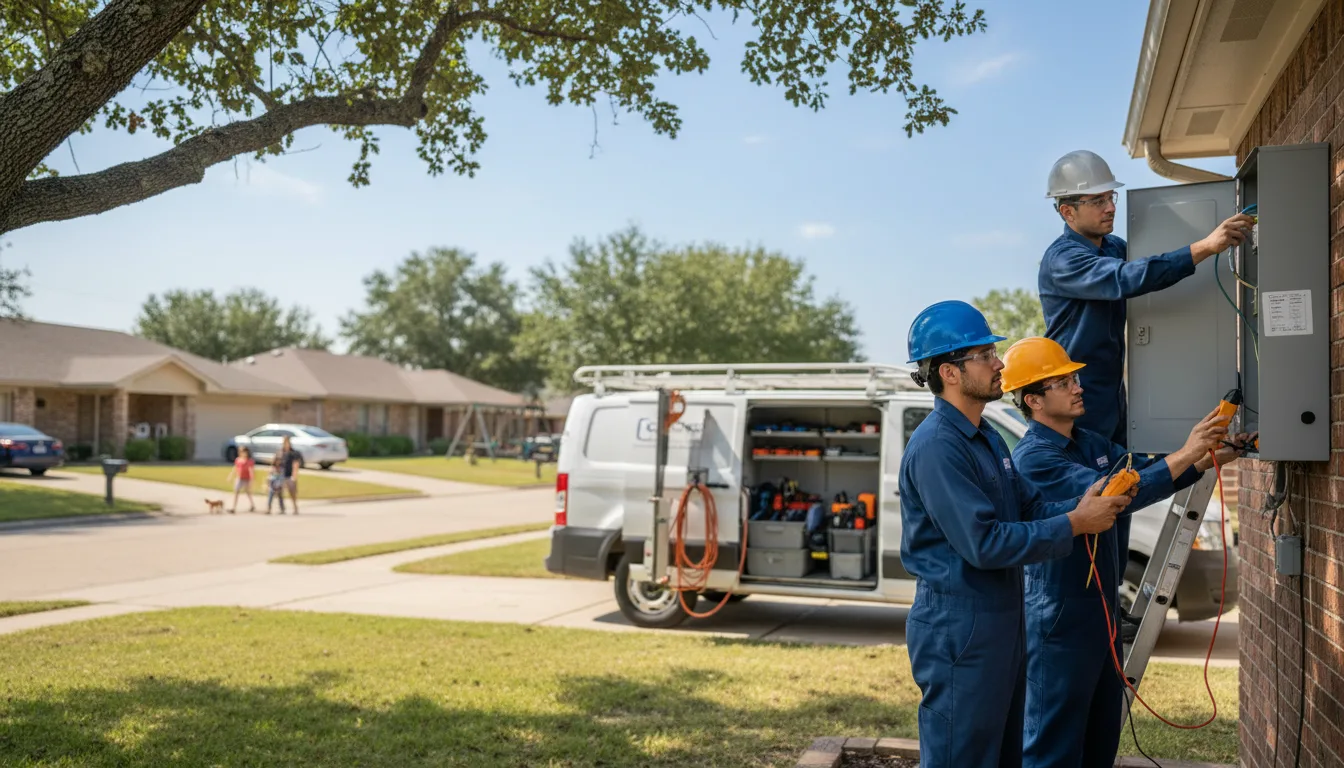 Certified electrician providing emergency electrical services in Hope Mills, NC